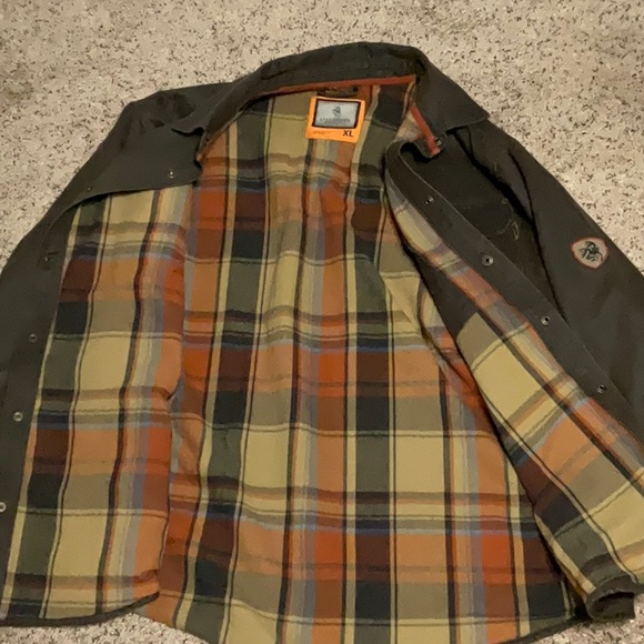 Men's Brown Legendary Whitetails Flannel lined Jacket - Picture 5 of 9